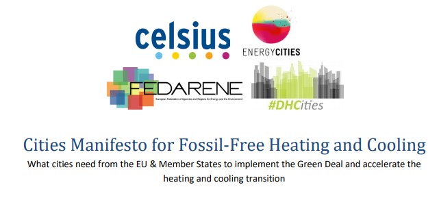 Energy Cities soutient le Manifeste des villes pour un chauffage & refroidissement sans énergies fossiles