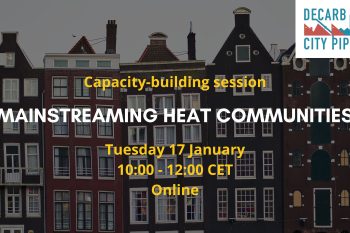 Heat decarbonisation through heat communities