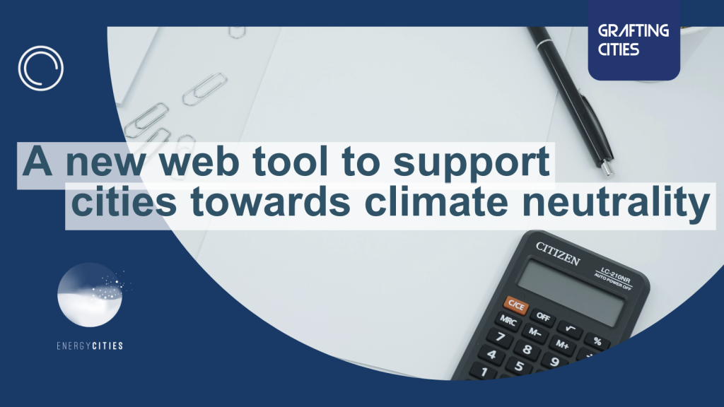 Local Governance Session on a new web tool to support cities towards climate neutrality at Energy Cities annual forum in Modena.