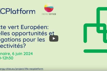 Pacte Vert pour l’Europe : quelles obligations et opportunités pour les collectivités locales ?