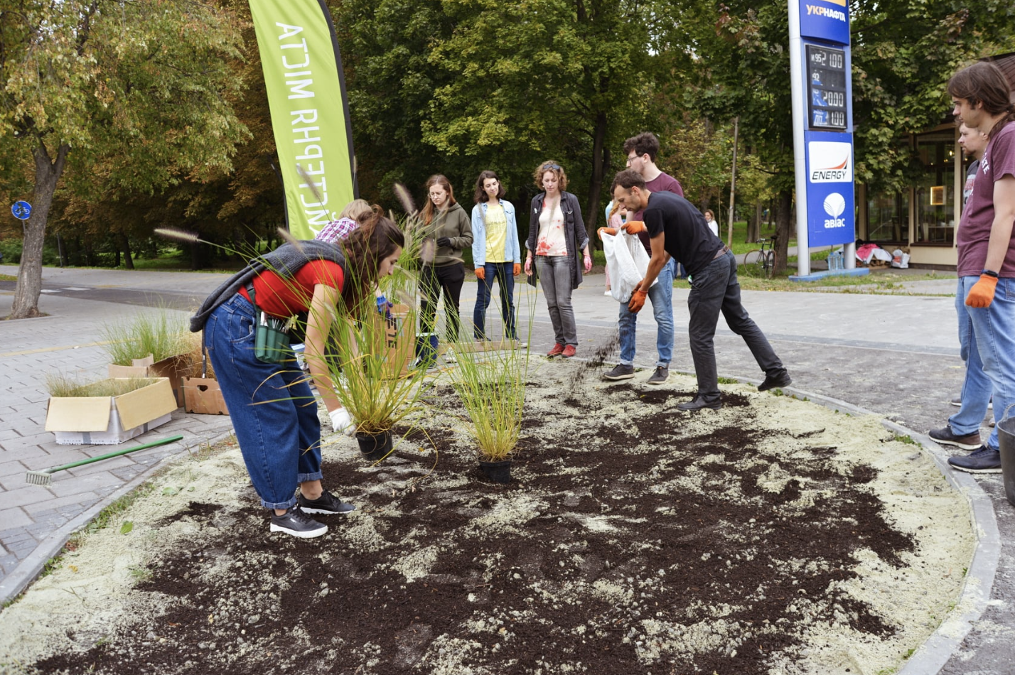 Community greening efforts in Lviv Ukraine