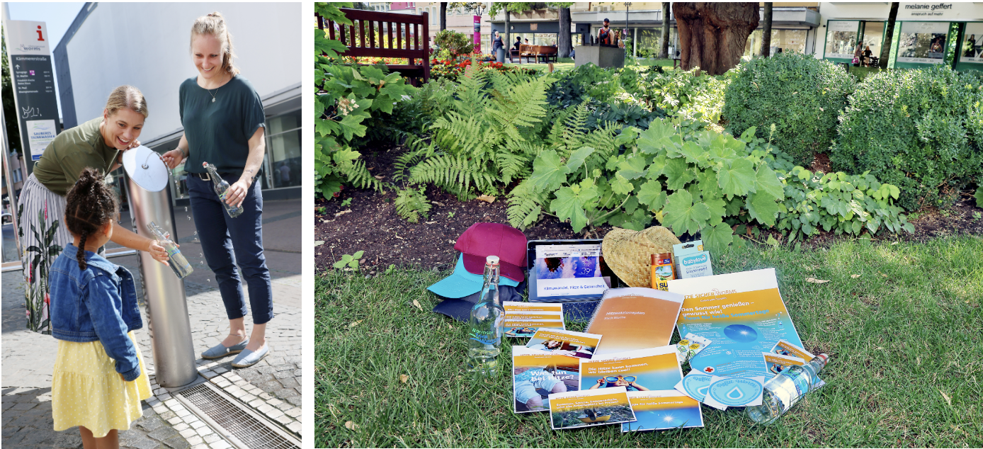 Workshops on heatwaves in Worms, Germany, Cities Refresh Campaign