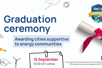 16 Sept 10-11:15: Celebrating cities supportive to energy communities